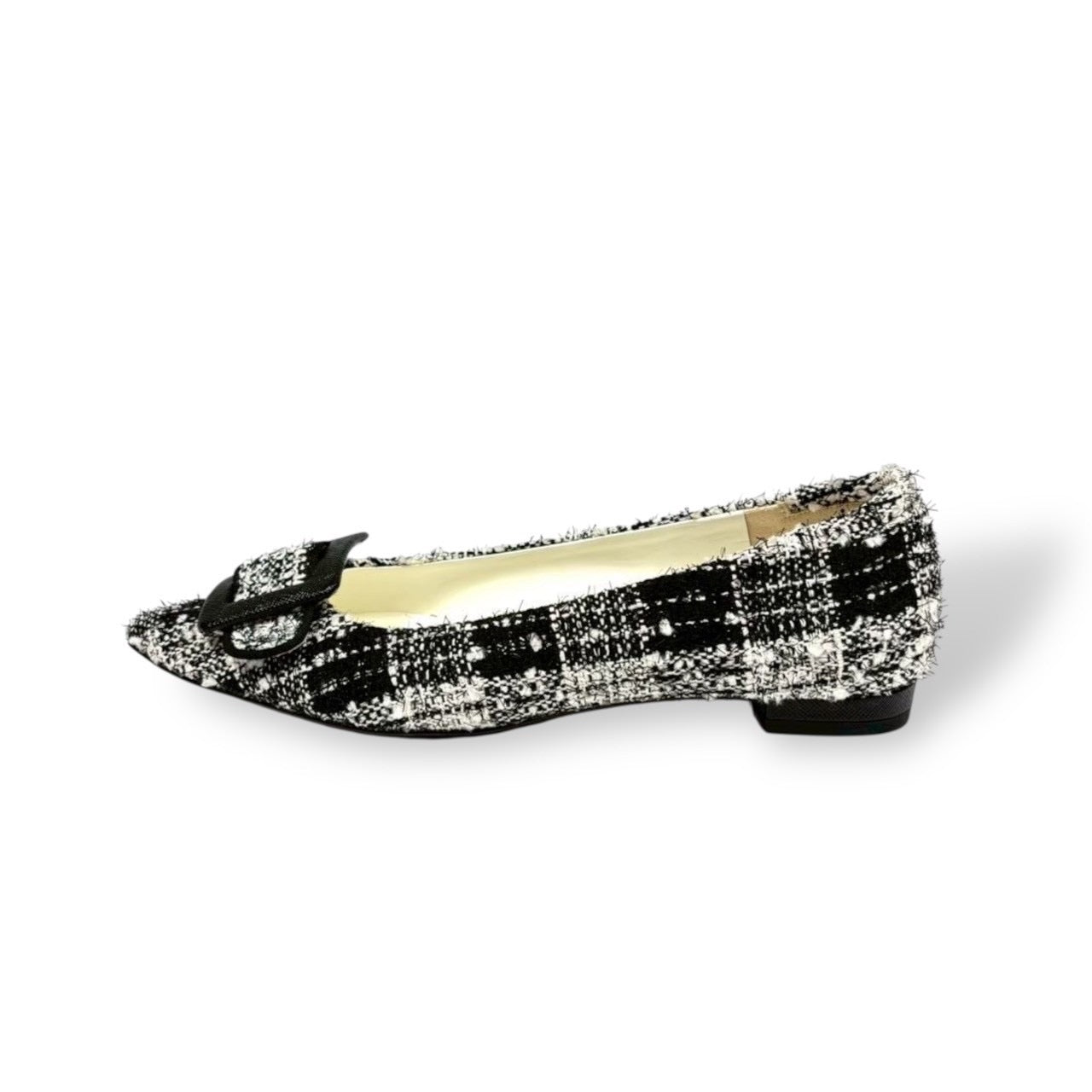 バンタンパリッシュ　フラットシューズ ブラック/ホワイト 24センチ フラットシューズ – parrish